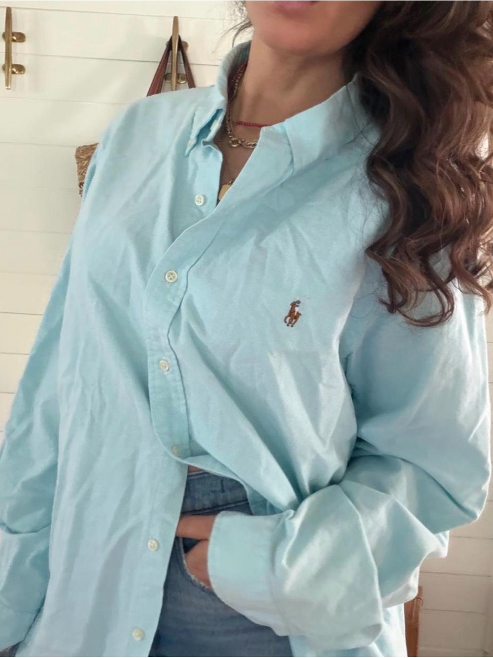 Ralph Lauren Men’s Oversized Oxford Button Down Shirt XXL | Coastal Quiet Luxury